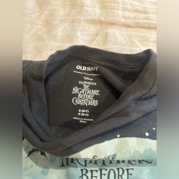 The nightmare before Christmas black t-shirts with print - Picture 2 of 5